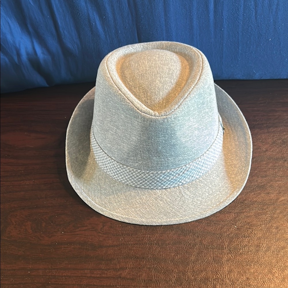 Stetson Light Gray Fedora Hat